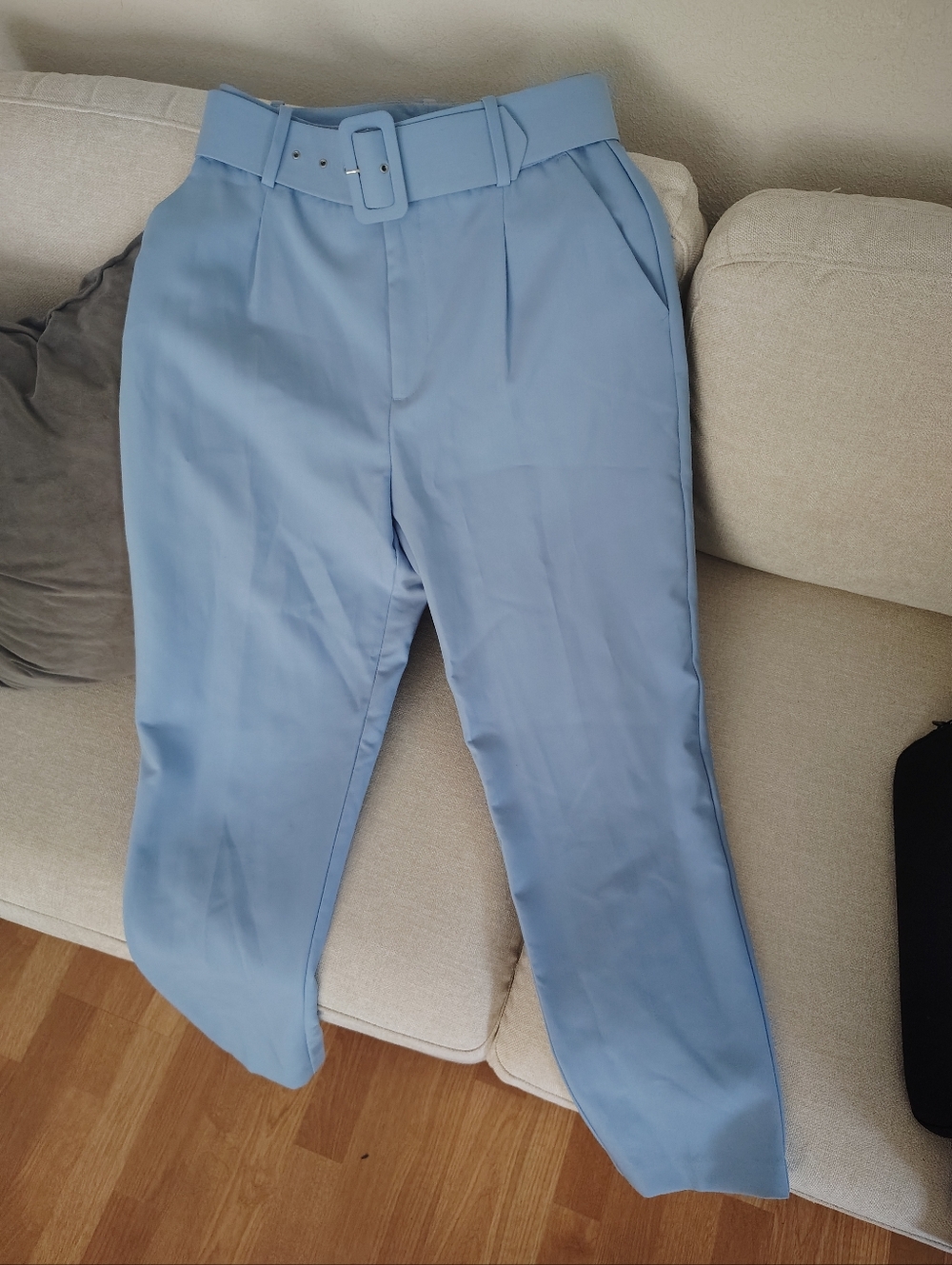 Zara Women's Light Blue Chinos